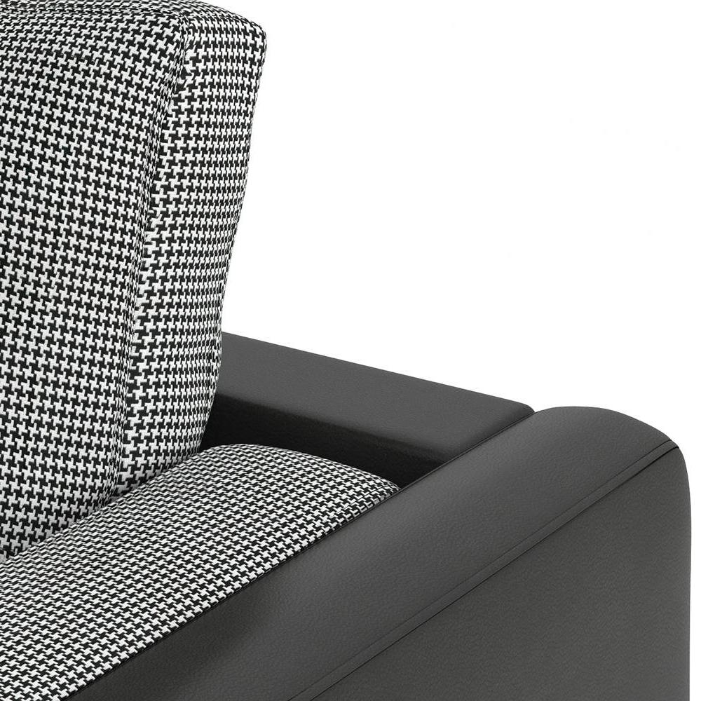 Nolan 3 Seater Fabric Sofa (Puppy Tooth)