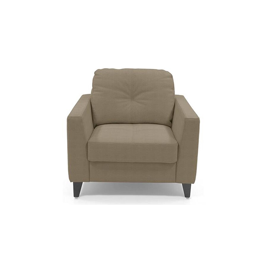 Franco 1 Seater Leather Sofa in Cappuccino Colour