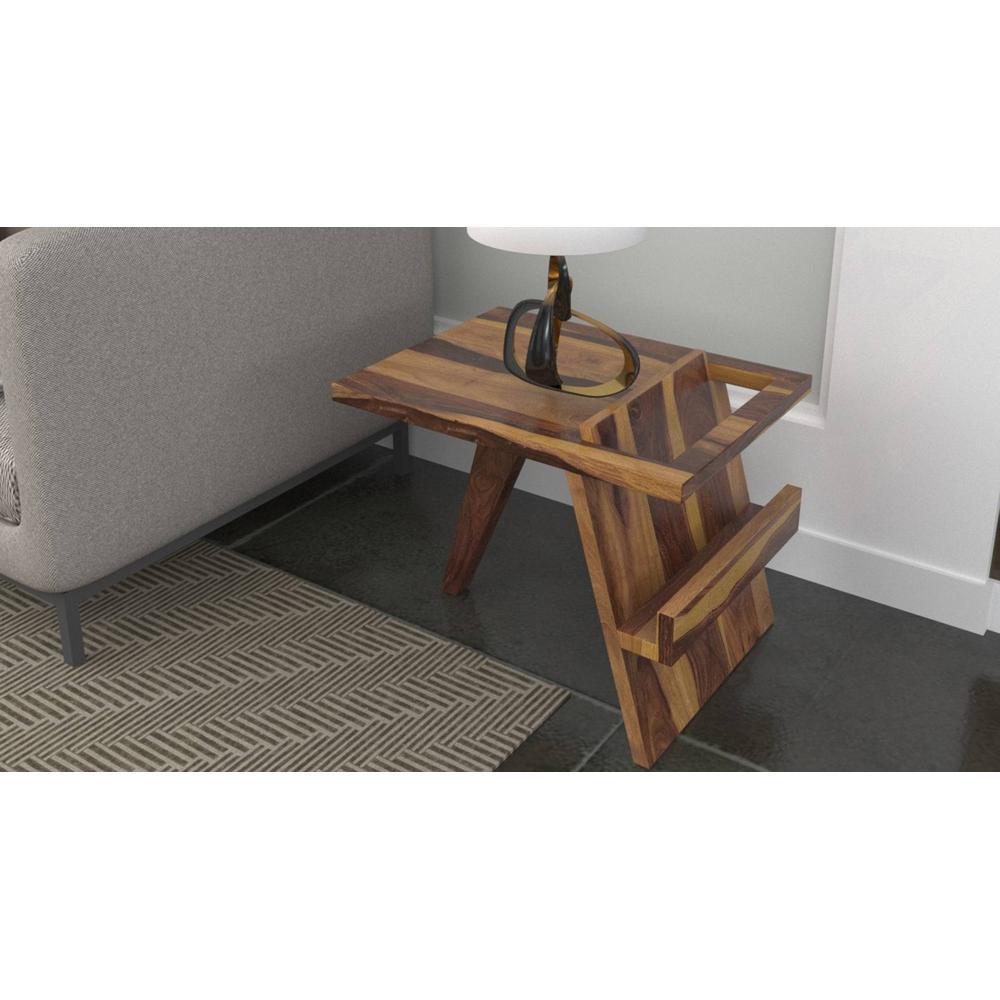 Girli Solid Wood End Table