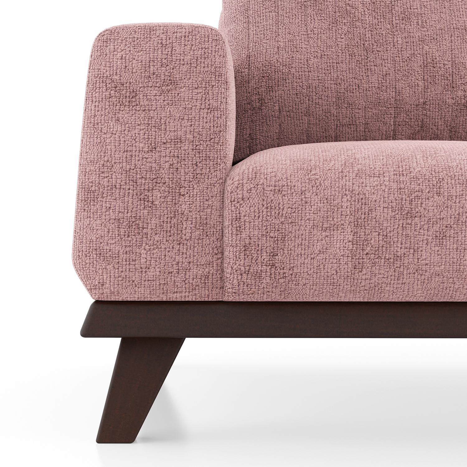 Granada Essential 1 Seater Fabric Sofa In Desert Rose