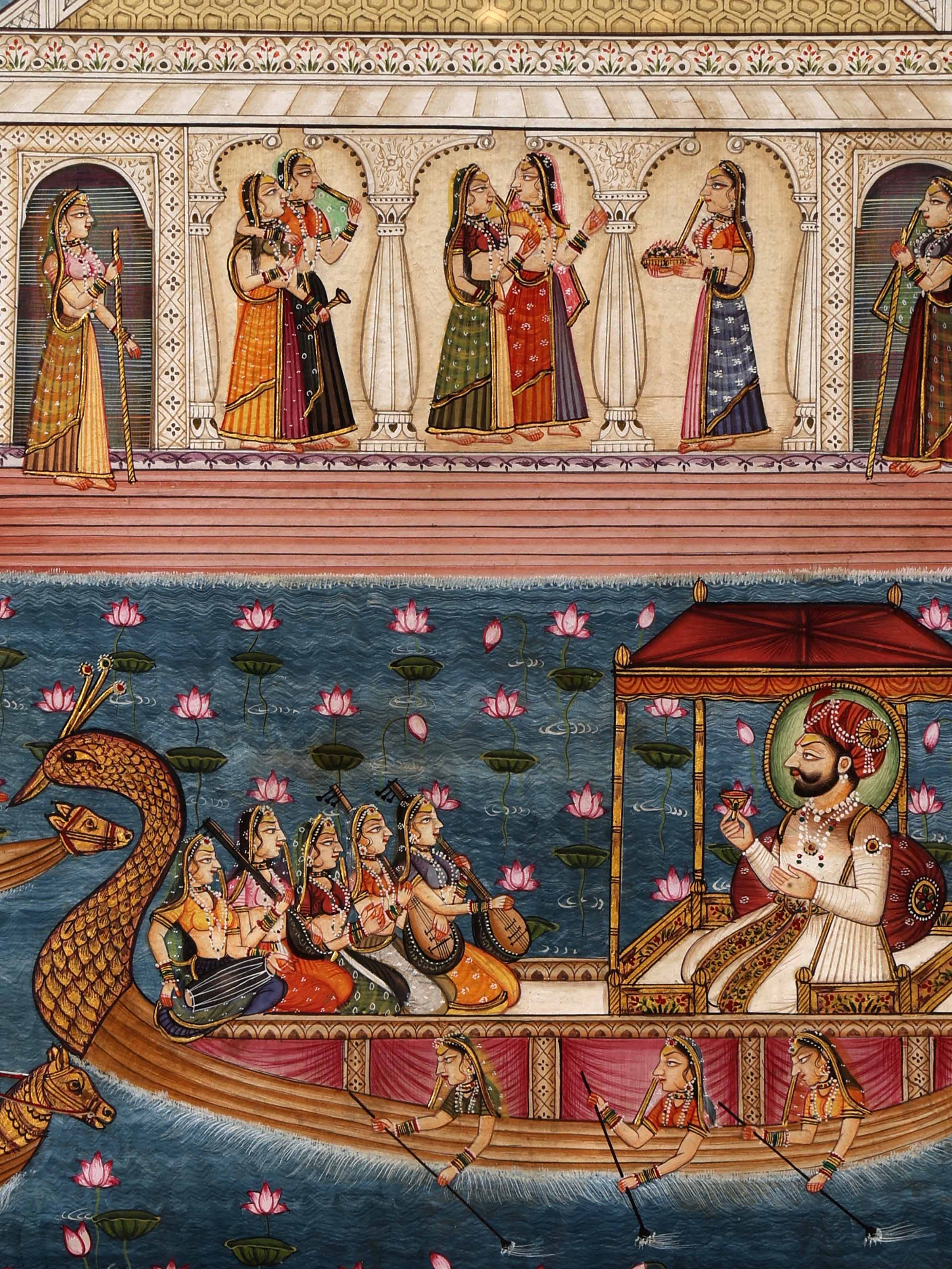 Nauka Vihar Miniature Painting