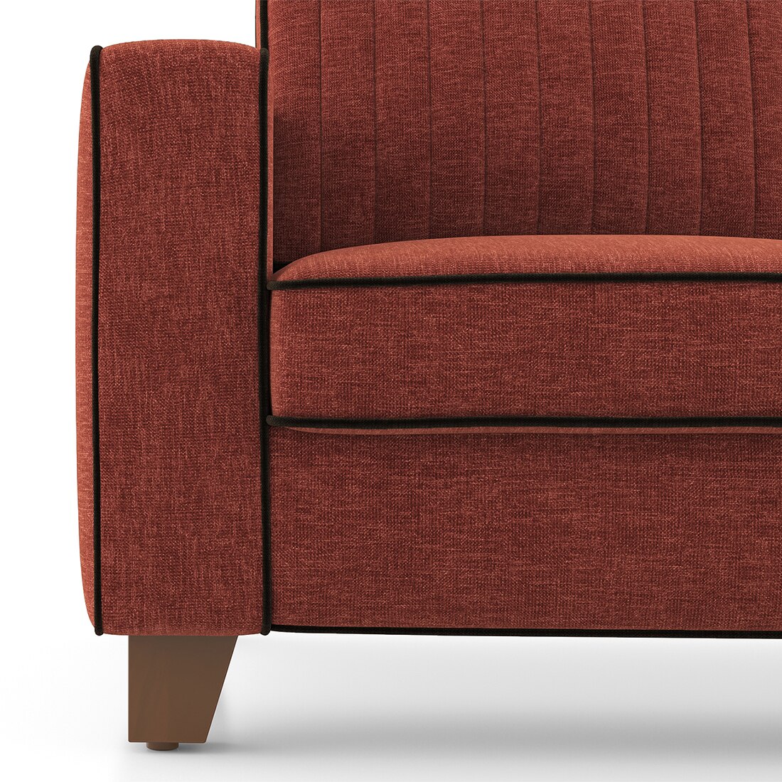 Apollo Neo High Back Sofa (Colour : Dark Coral, Seating Capacity : 2 Seater, Cushion Type : Soft, Back Height : High Back)