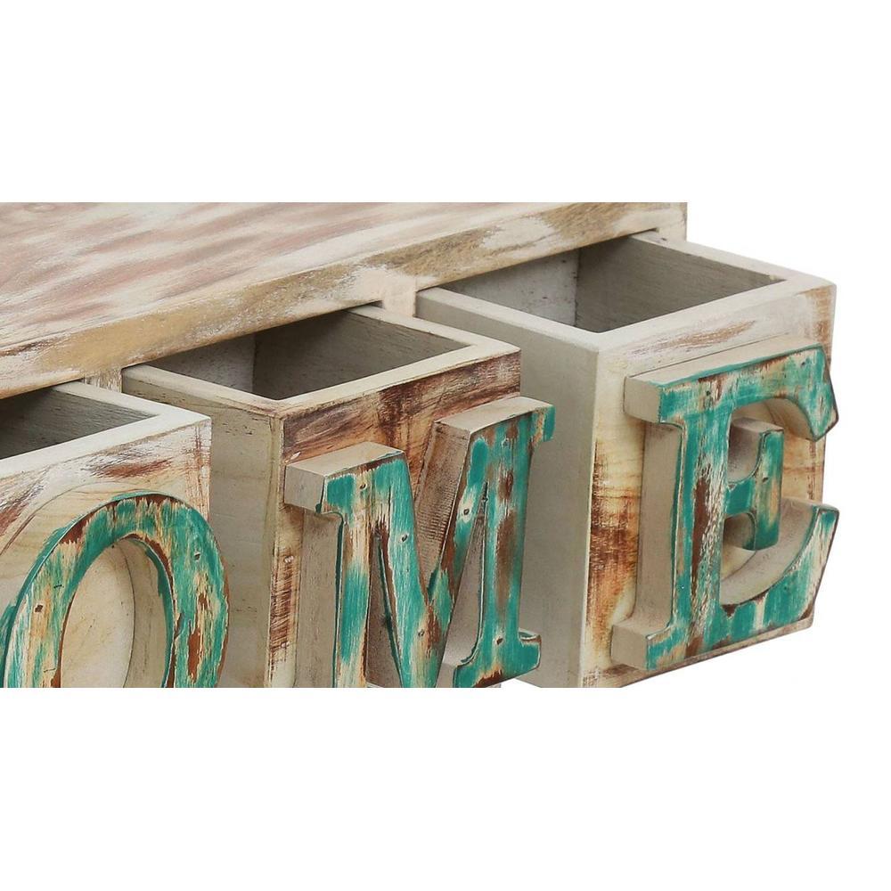 WOODENMOOD Rectangular Wall Rack
