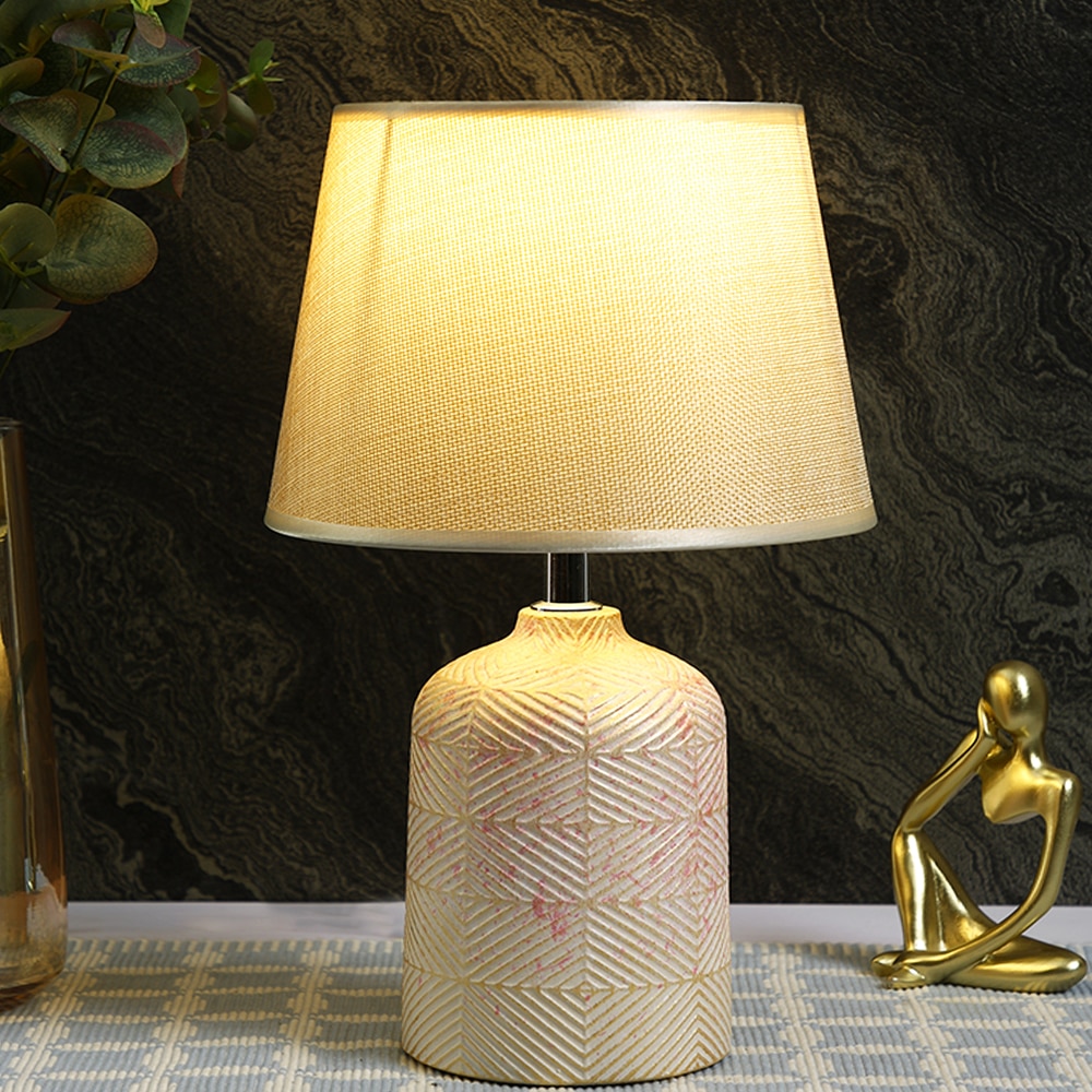 Artisan Table Lamp Beige Modern Timeless Design
