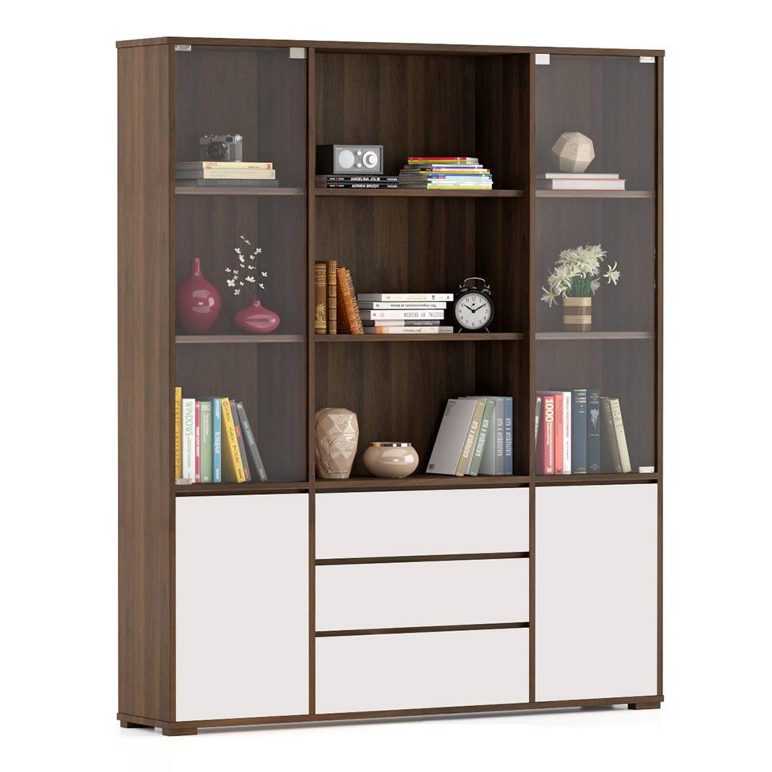 Iwaki Bookshelf with Glass Door