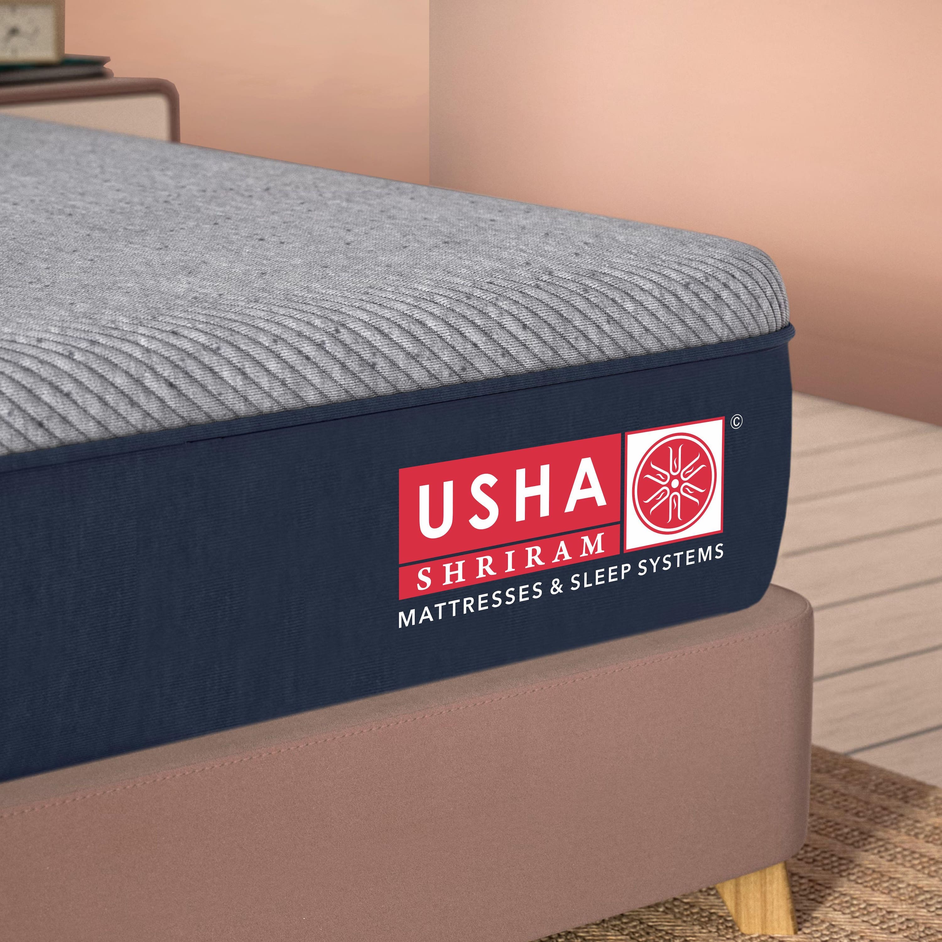 Usha Shriram Dual Comfort Soft & Firm Sides Queen Size Mattress (Mattress Thickness: 6 Inches, Mattress Dimensions: 72 x 60 in)