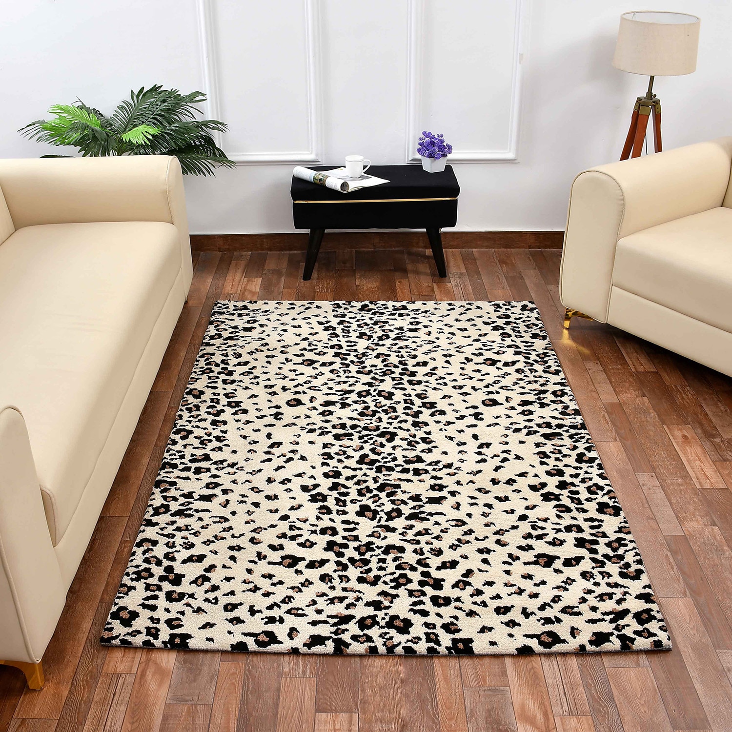 Multicolor Abstract Machine Made Polyester 2 X 5 Feet Carpet - Presto