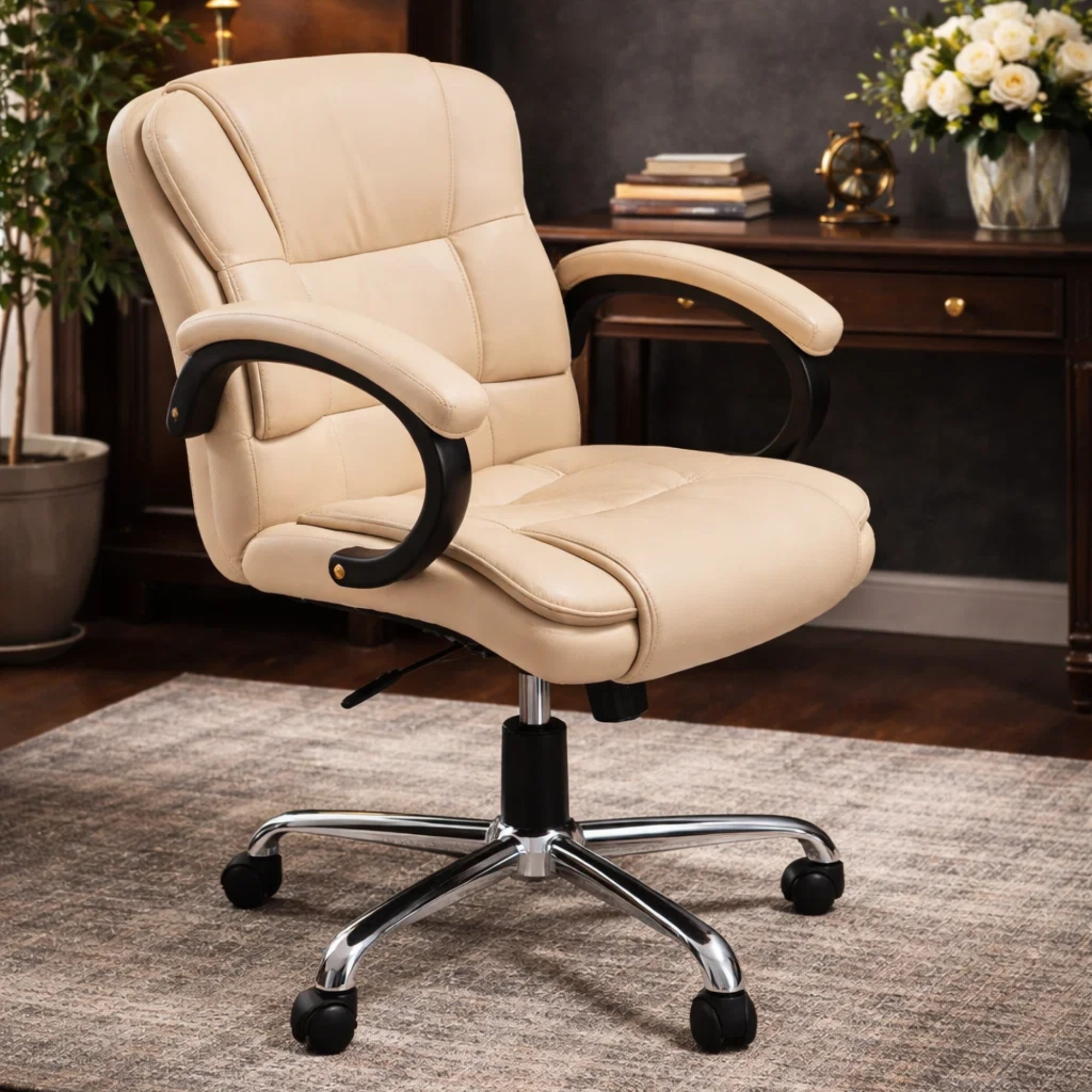 Adiko Stylish Low Back Workstation Chair - Adiko Systems