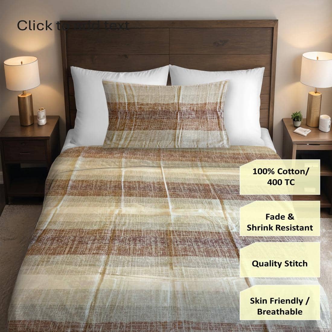 Threads Silky Touch Premium Single bed Size| Flat Bedsheet 240 x 140 cms