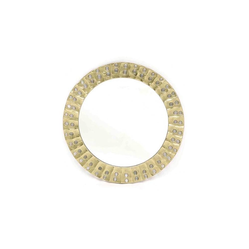 Gleaming Stainless Steel Wall Mirror Gold colour