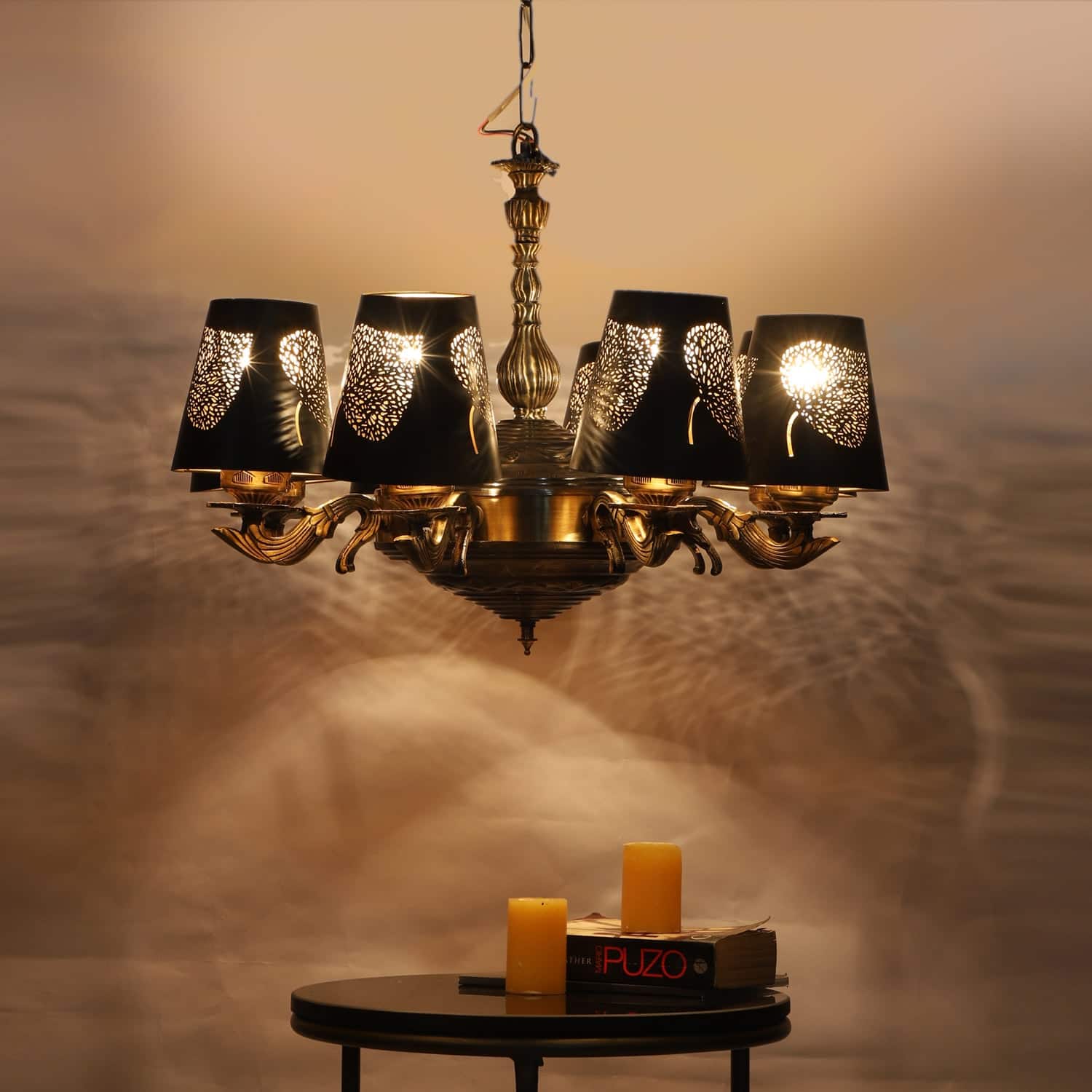 Devansh Metal Electric Wall Light in Multi Colour with Multi Shade Count of 2 Lights
