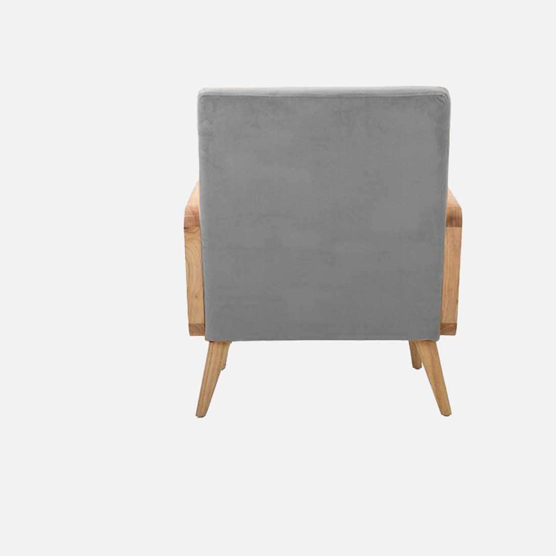 Evant Ratan Accent Chair in Grey Colour