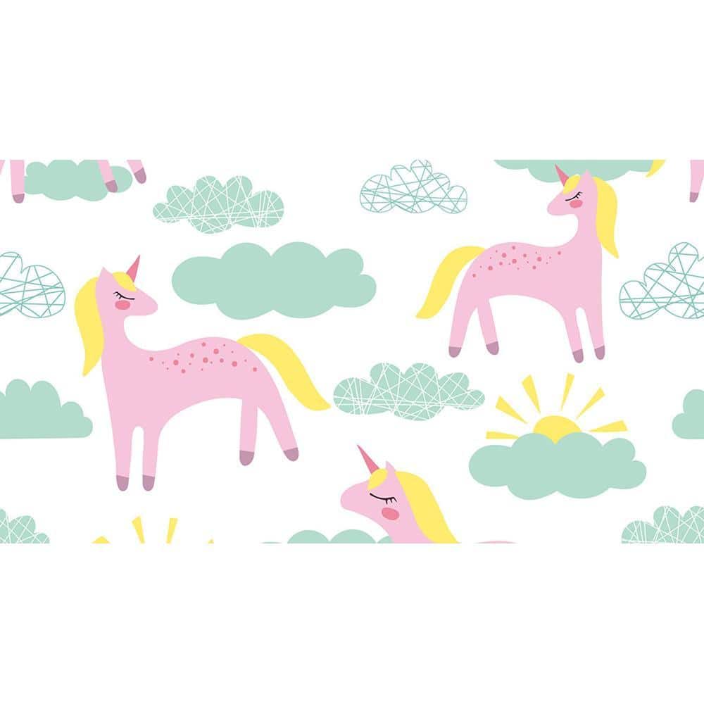 Little Hut Engineered Wood Bed in Pink Colour