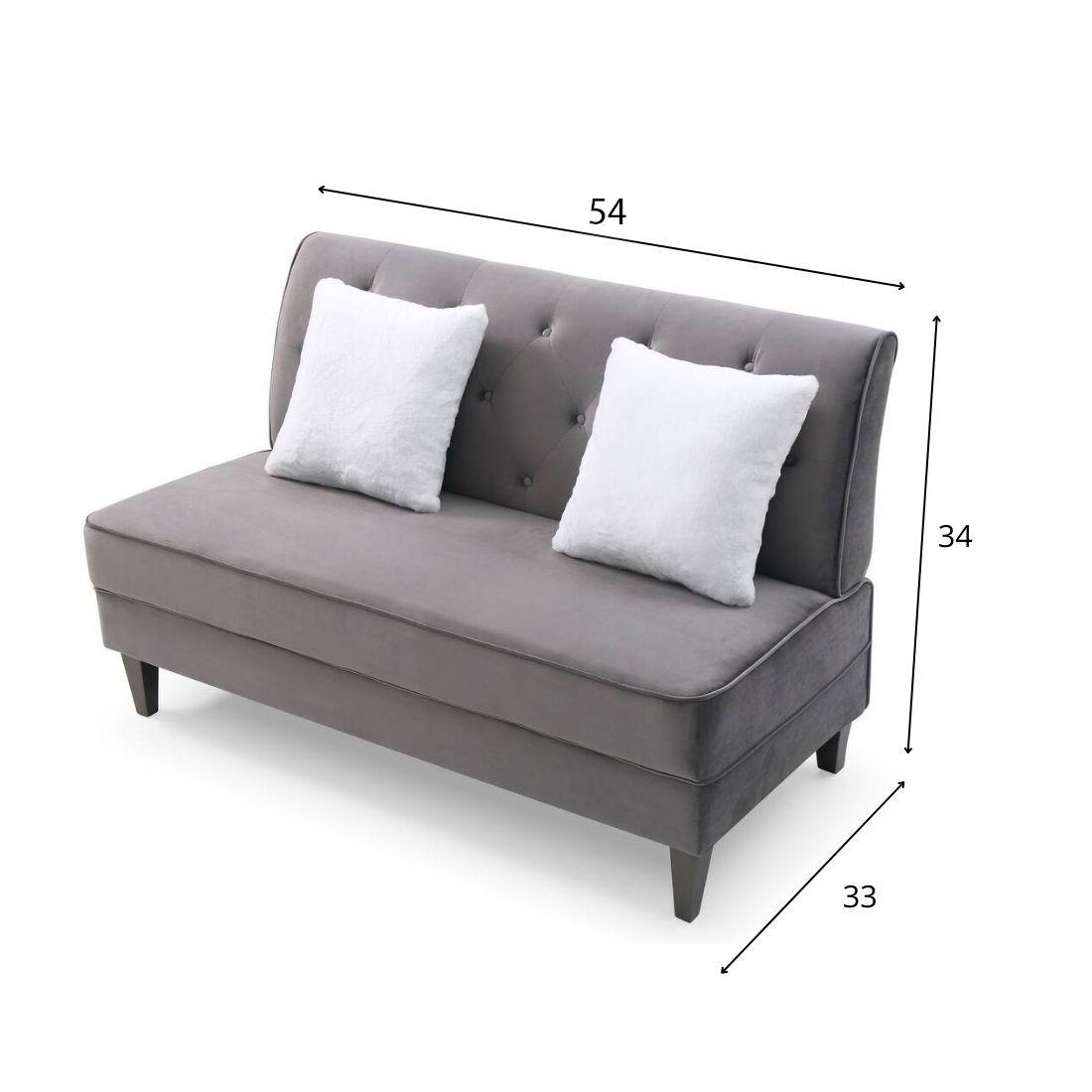 Seltos Fabric Sofa - Navy Blue