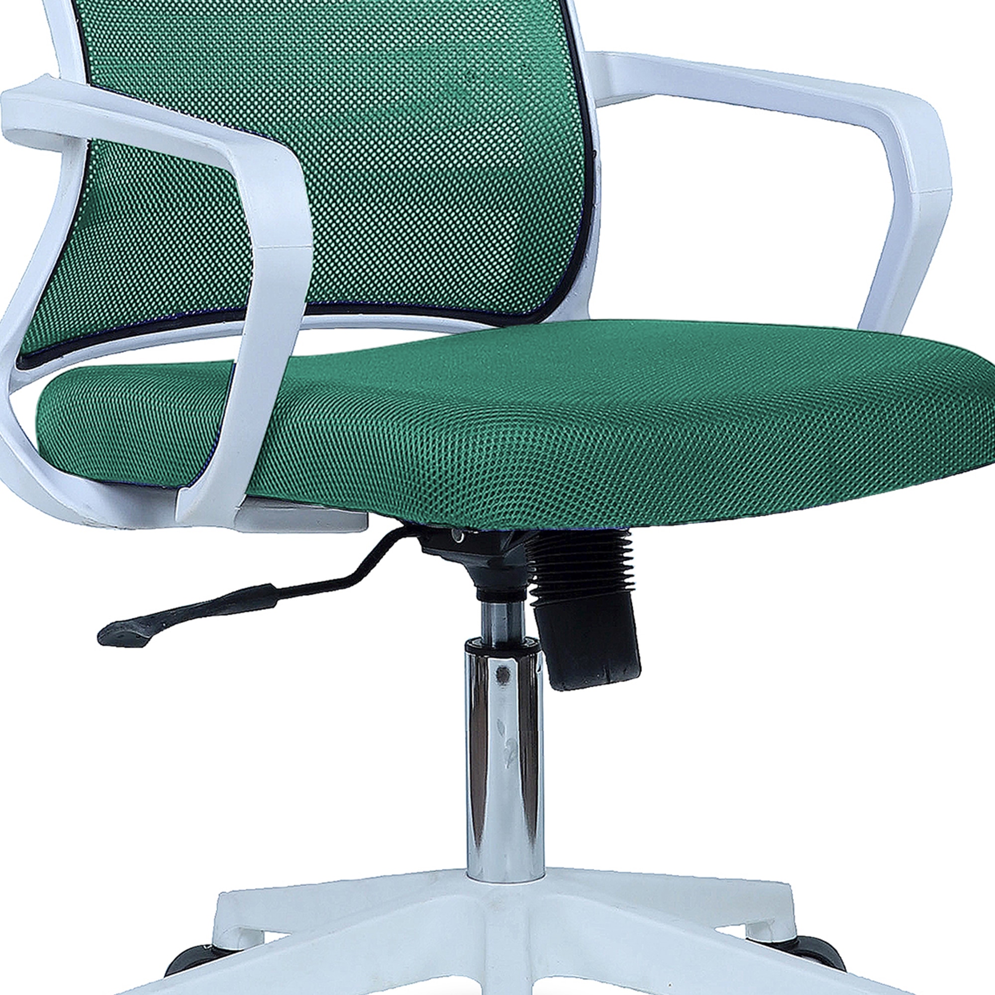 Iinea Mid Back Ergonomic Chair in Dark Green Colour