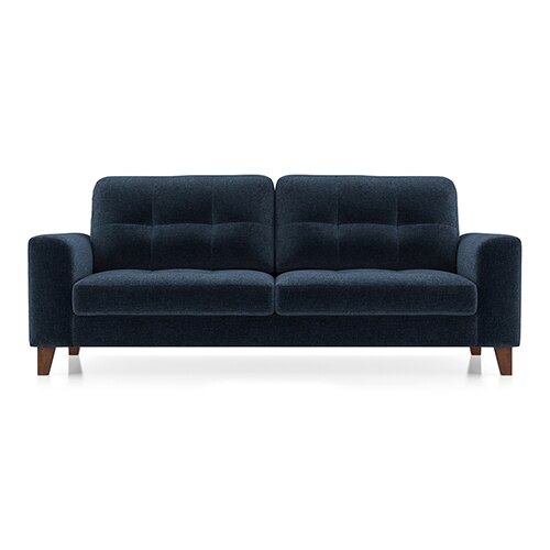 Verona Sofa Set (Colour: Cobalt Blue, Seater: 3+1+1)
