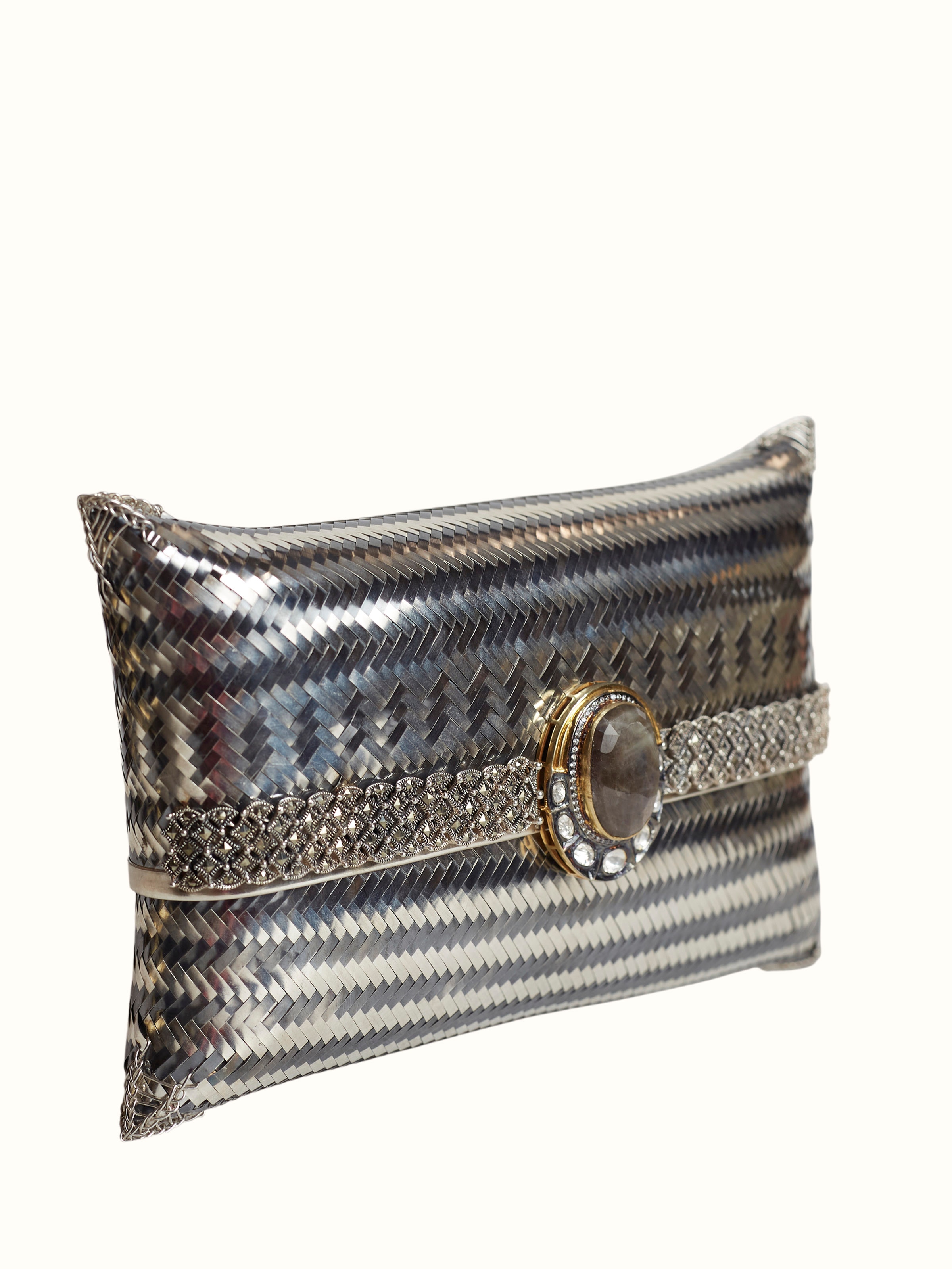 Side view of Silver Smithing Clutch