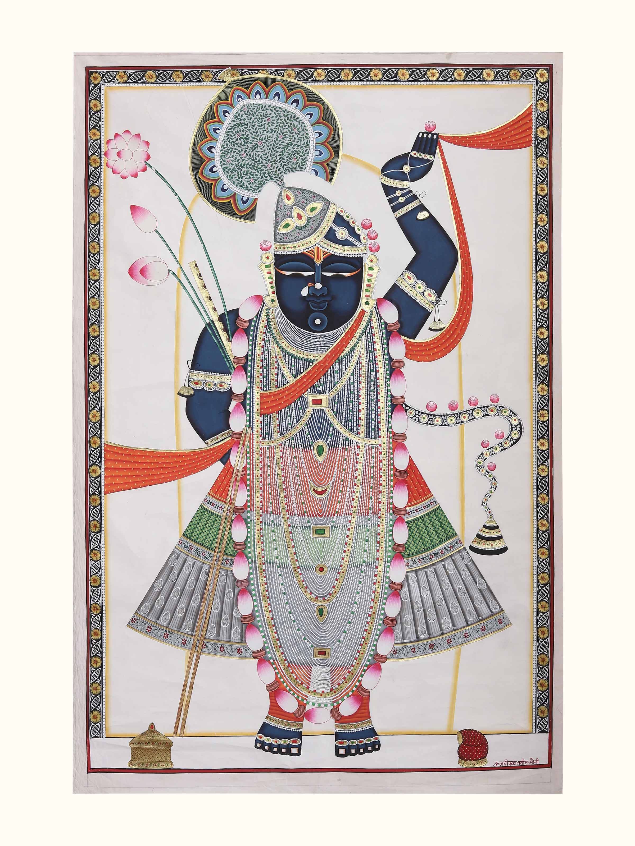 Shrinathji Swaroop Pichwai Painting