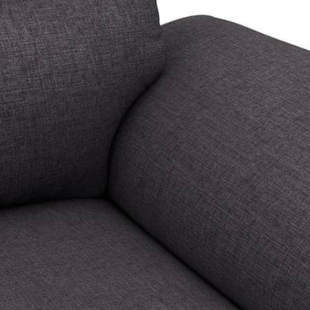 Adelaide Essential 2 Seater Fabric Sofa in Steel Colour