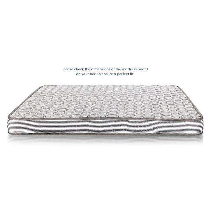 Essential Coir Queen Size Mattress (Mattress Thickness : 4 Inches, Mattress Dimensions : 78 x 60 in)