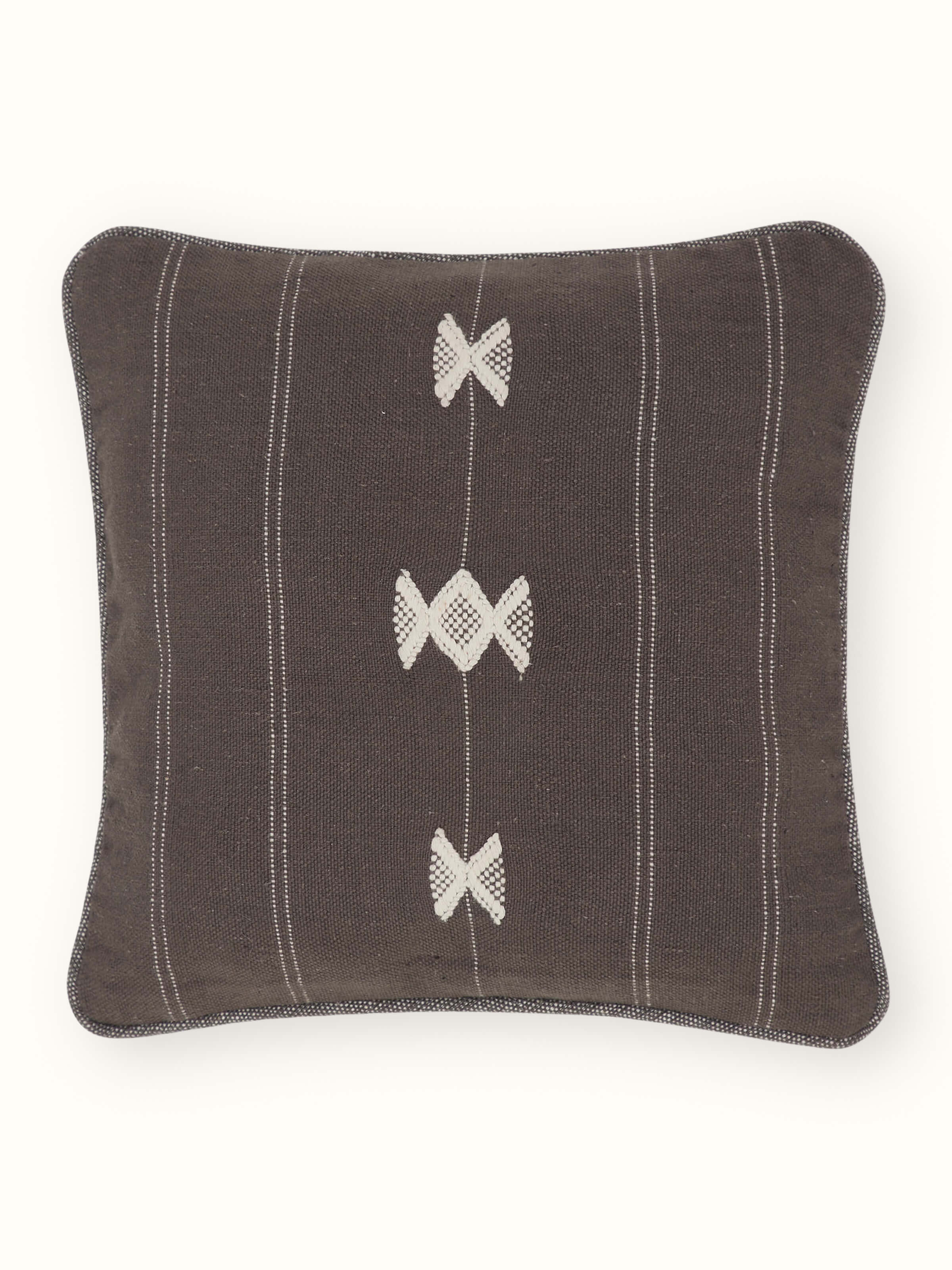 Anek Coffee Bhujodi Cotton Handloom Cushion Cover