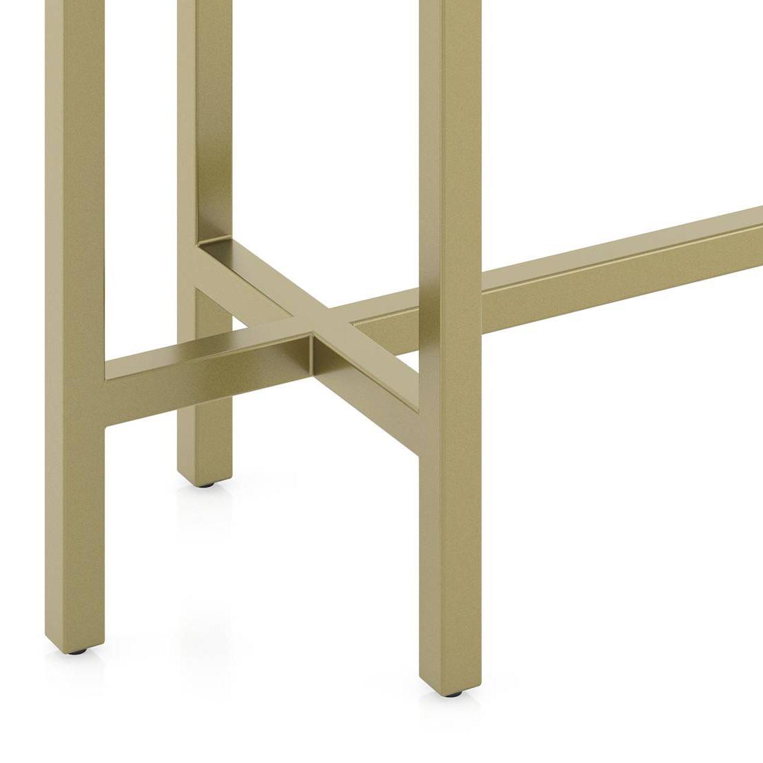 Cornille Solid Wood Console Table in Walnut Finish