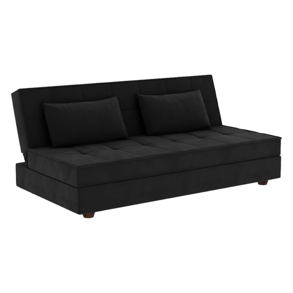 Merson 3 Seater Sofa Cum Bed In Black Color