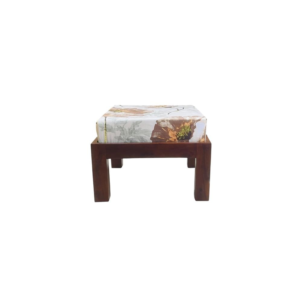 Ronstar solid wood  ottoman in  provincial teak finish