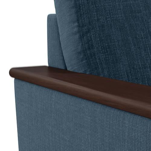 Corby Premium 1 Seater Fabric Sofa in Indigo Blue Colour