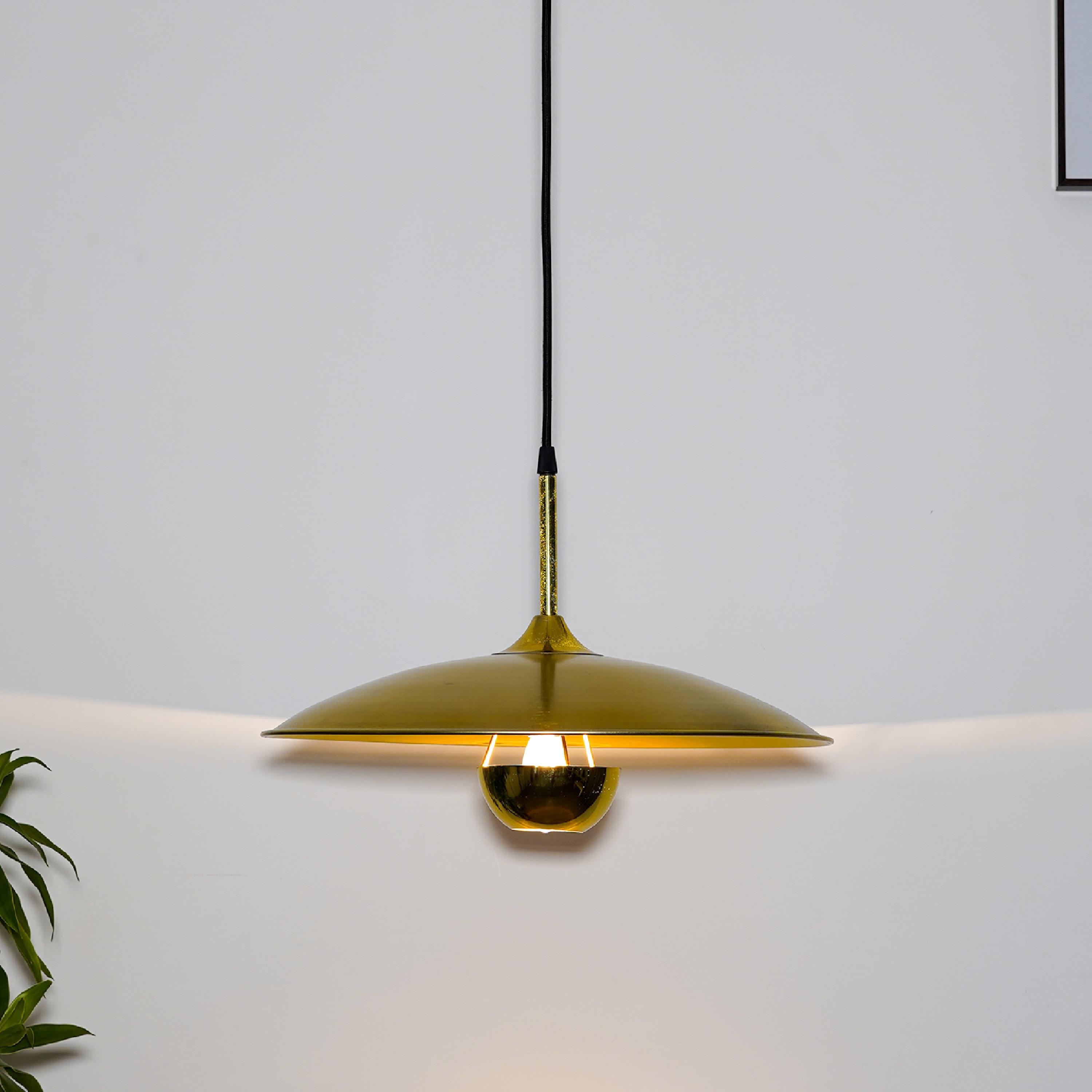 Cornel Gold Metal Hanging Pendant Light