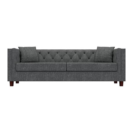 Windsor Premium 3 Seater Fabric Sofa in Smoke Grey Colour