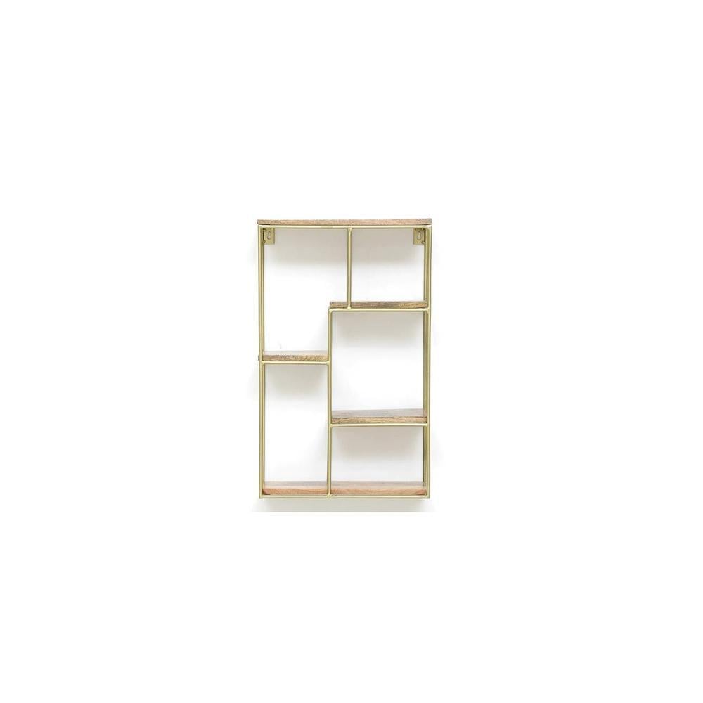 WOODENMOOD Rectangular Wall Rack