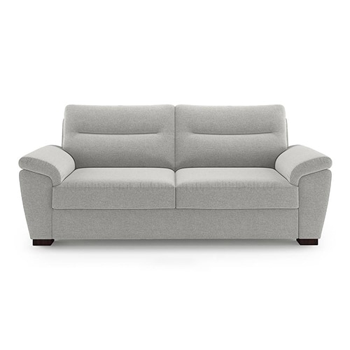 Adelaide Essential 3 Seater Fabric Sofa in Vapour Grey Colour