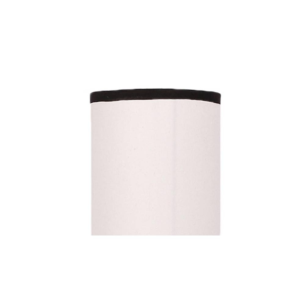 Chaka White Cotton Shade Floor Lamp