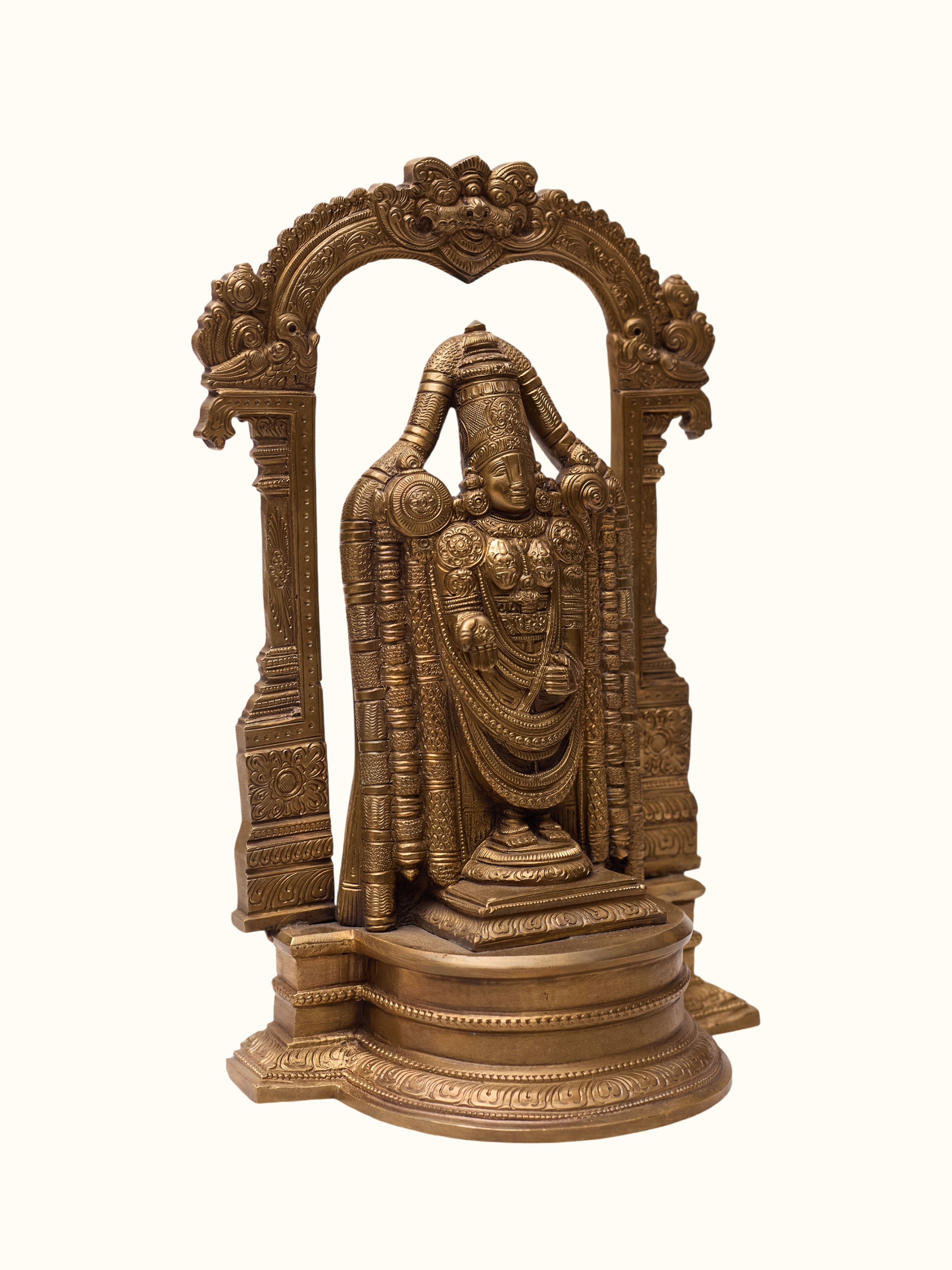 Bronze Cast Baby Krishna Idol