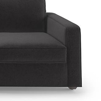 Apollo Sofa (Colour : Pebble Grey, Cushion : Soft, Back Type : Regular, Seating Capacity : Left Aligned 3 Seater + Left Aligned Chaise)