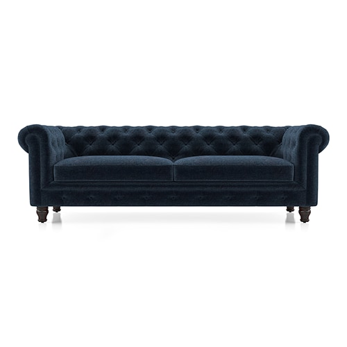 Winchester Premium 3 Seater Fabric Sofa in Cobalt Colour