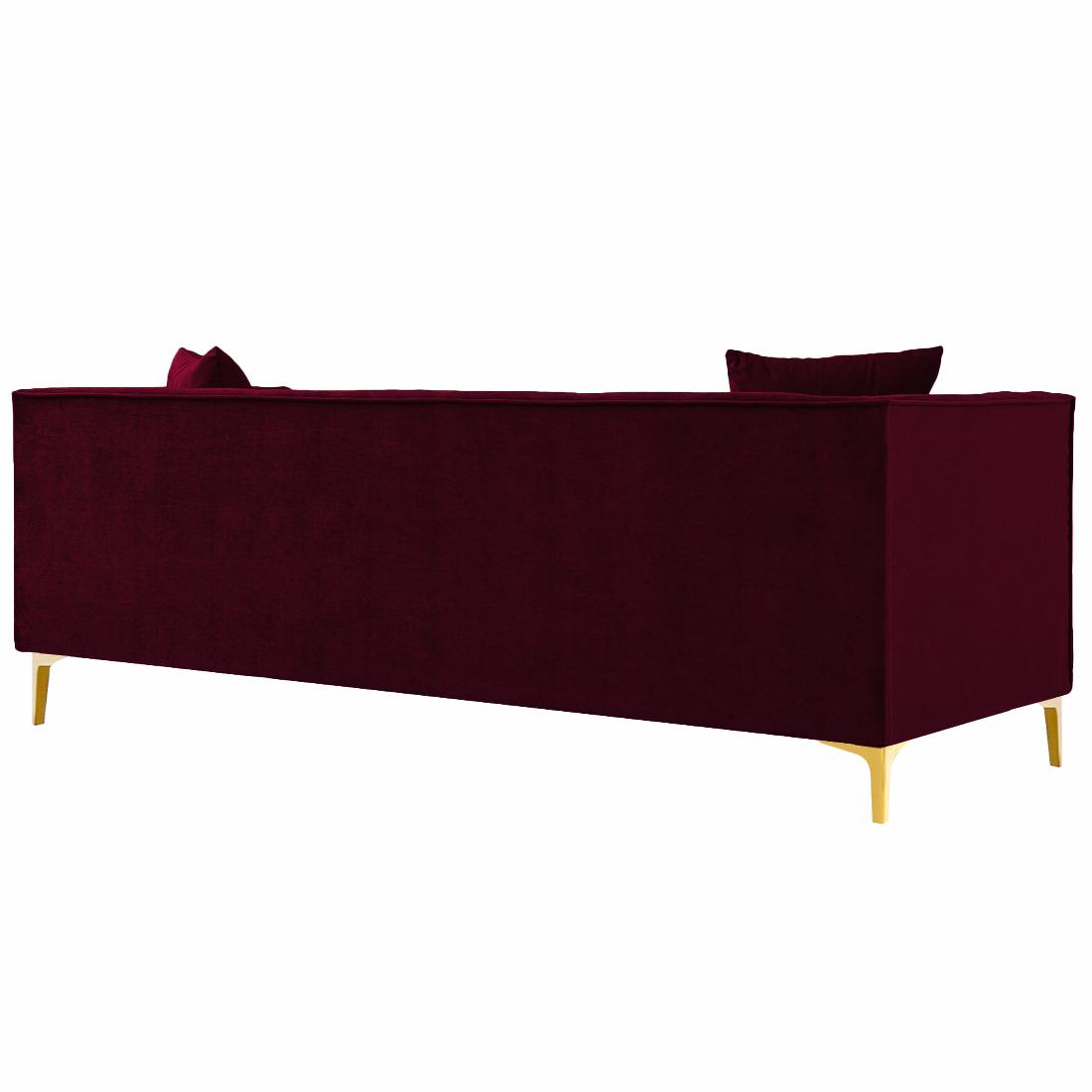 Haruko Fabric Sofa - Maroon