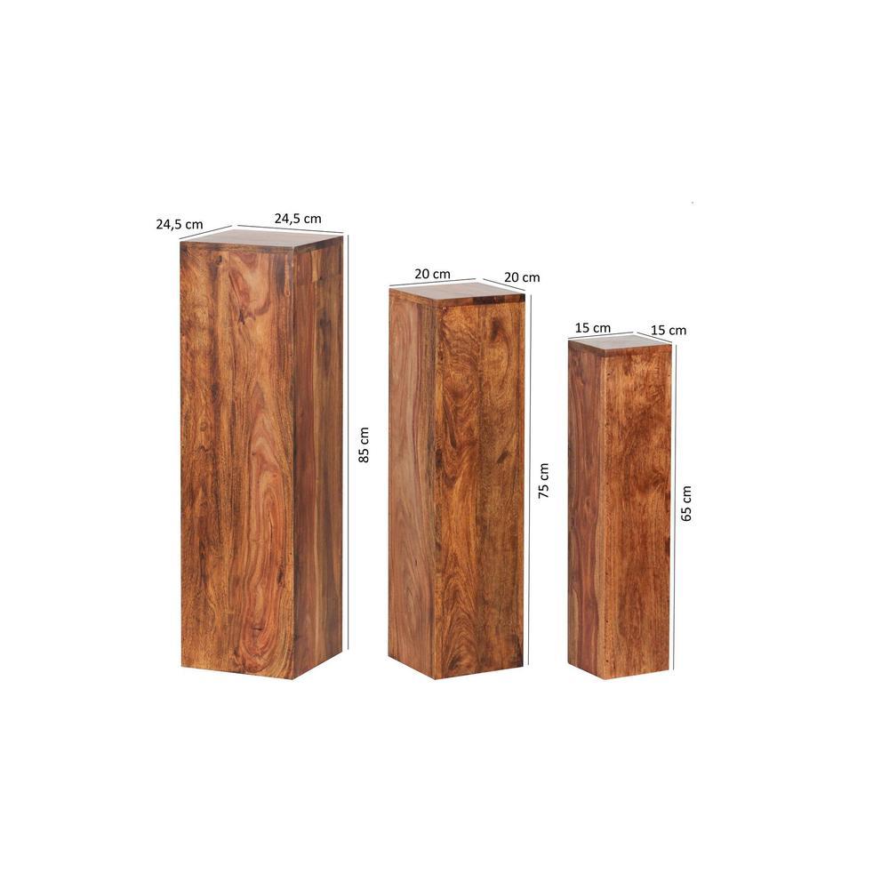 Grahame Solid Wood Nested Tables - Set of 3