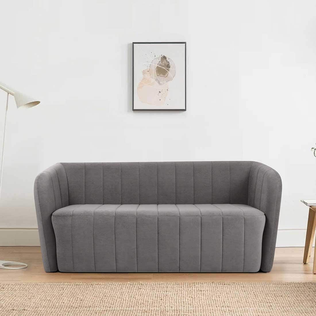 Candler Fabric Sofa (Grey)