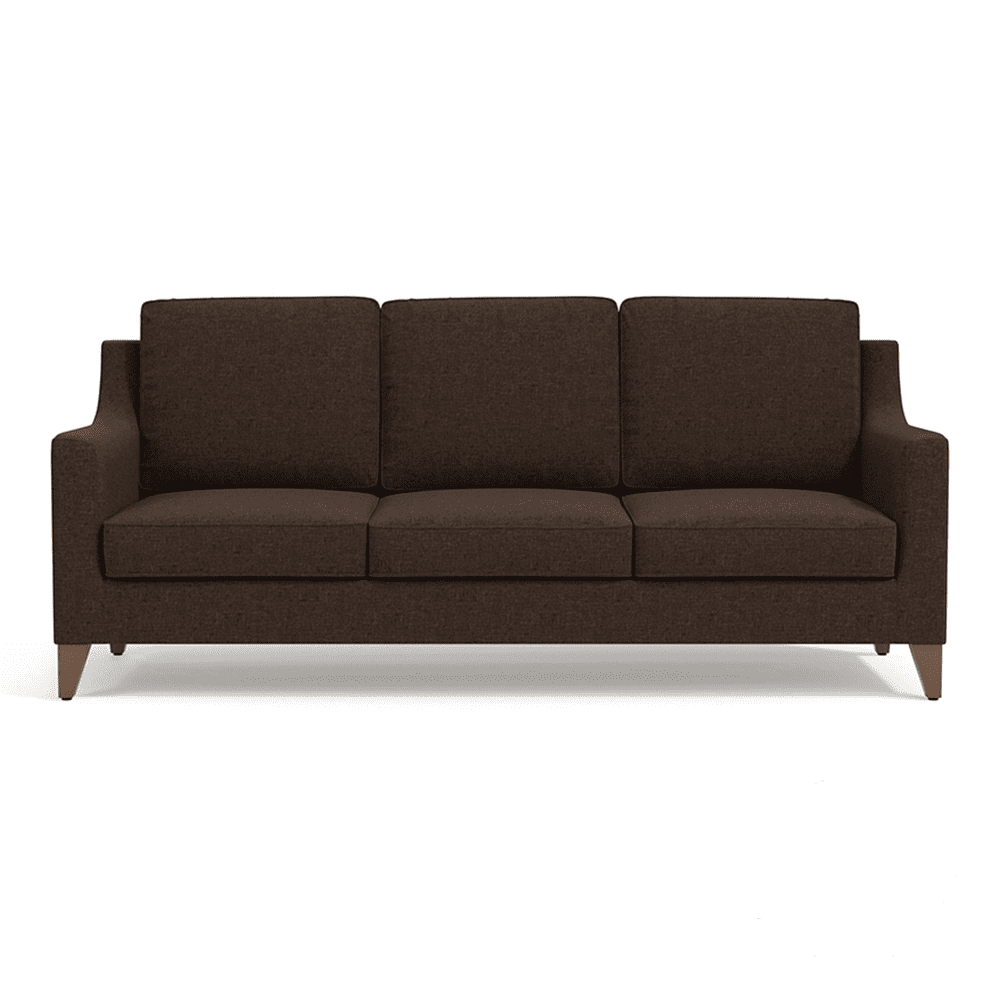 Abbey 3 Seater Fabric Sofa in Mocha Colour