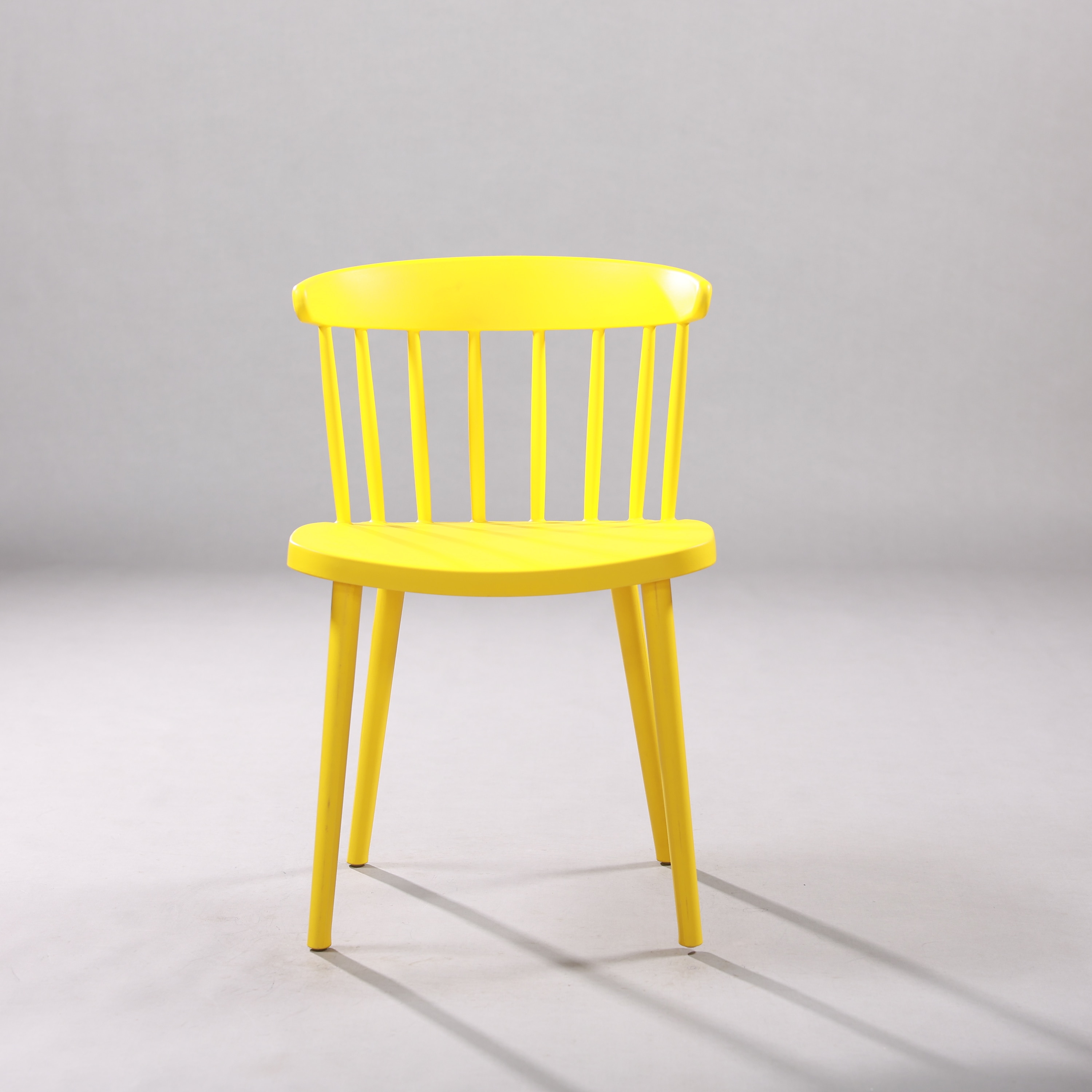Kepler Brooks Aura Cafeteria Dining Chair in Yellow Colour - Kepler Brooks