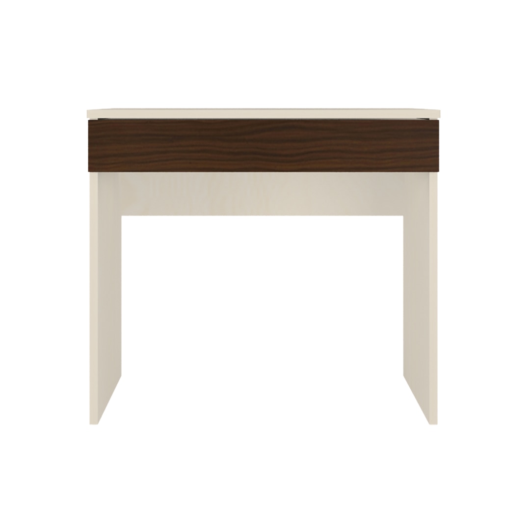 Primera Study Desk with Drawer in Light Woodgrain Finish Coffee Walnut Colour