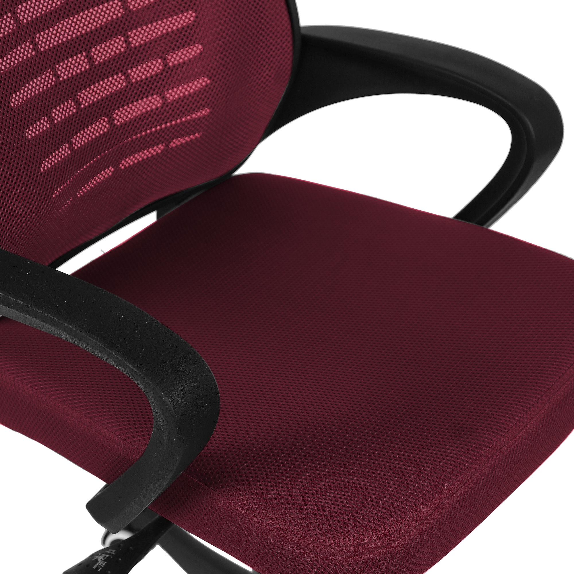 Diicea Mid Back Ergonomic Chair in Maroon Colour