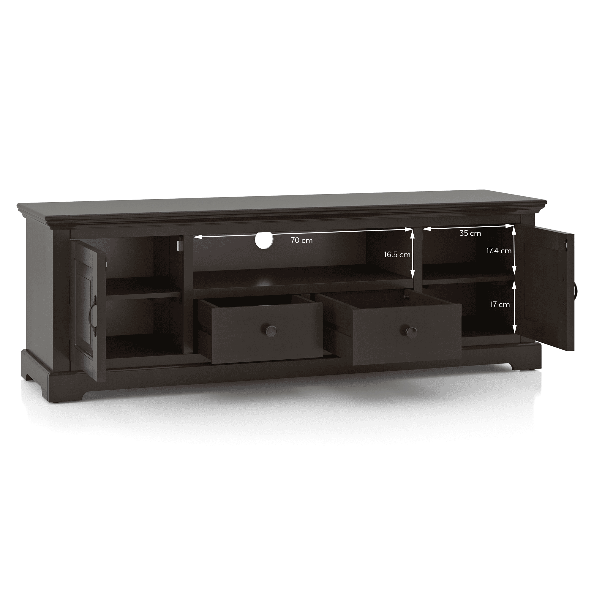 Alexandra Tv Cabinet Finish American Walnut