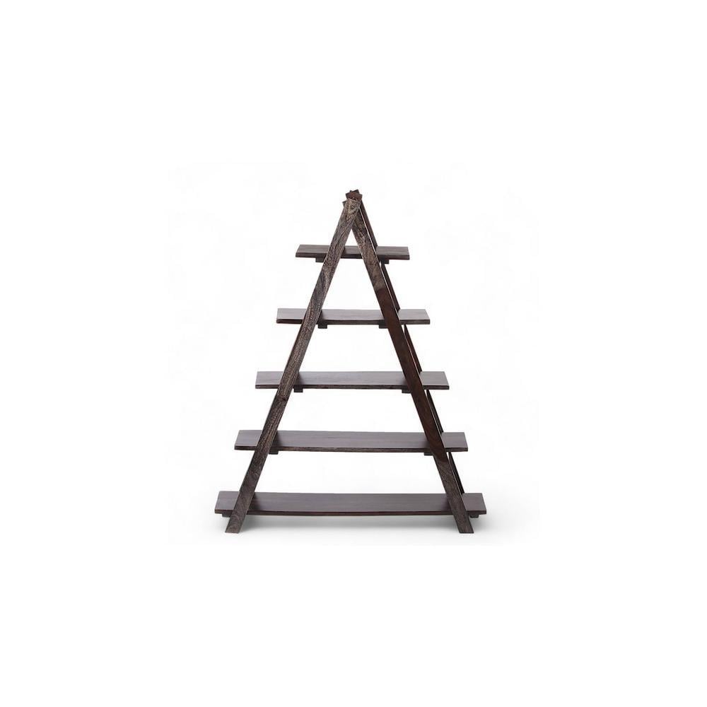 Kassel Sheesham Wood Book Shelf in Mahogany Finish