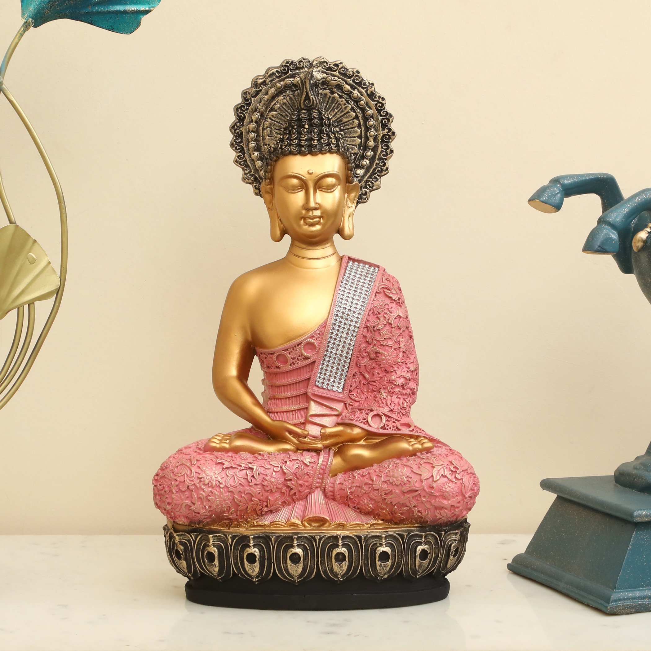 Akira Polyresin Figurine in Gold Colour - Vedas