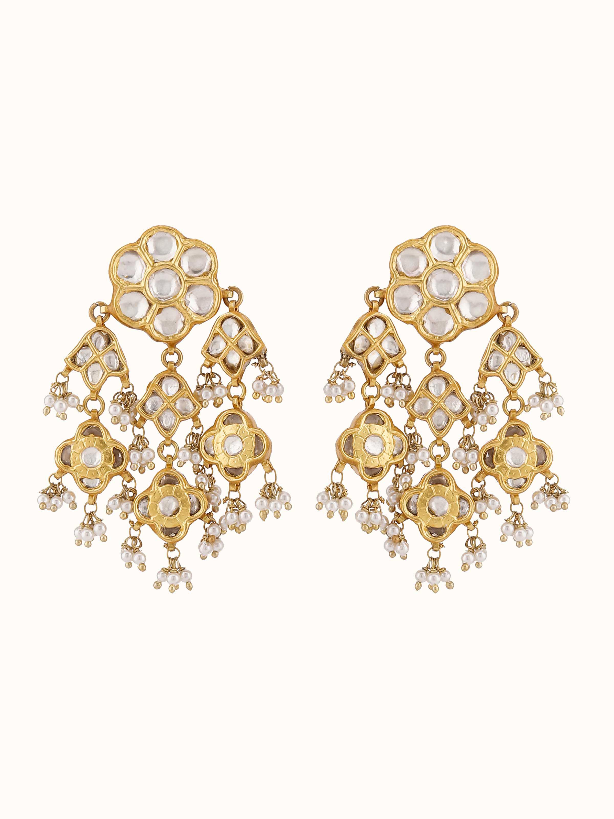 Silver Smithing Drops Earrings