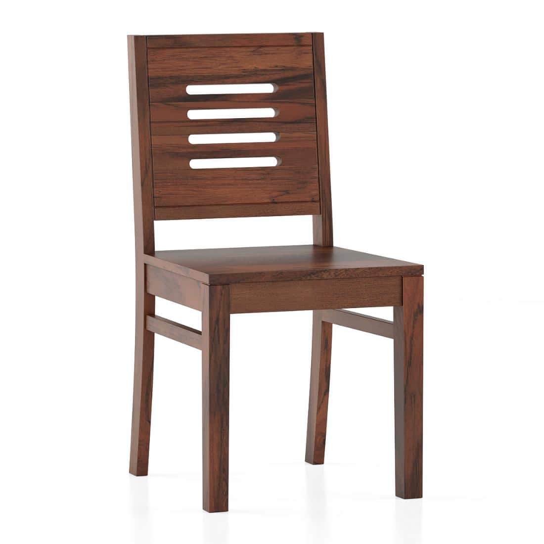 Arlo Teak Wood 4 Seater Storage Dining Table With Arlo Dining chair Set
