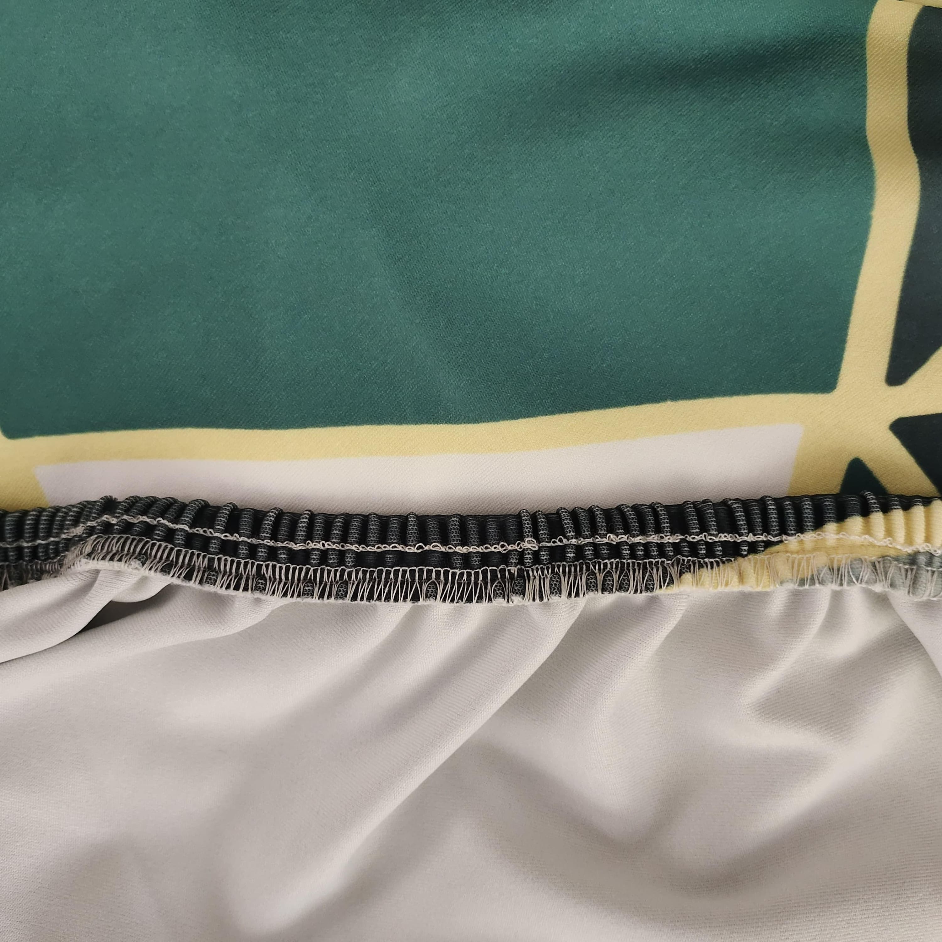 Ottoman Green Triangles Sofa Cover